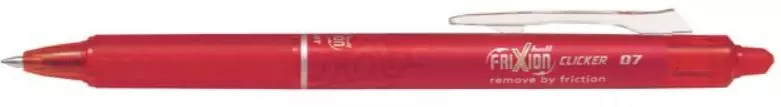 Pilot Geleroller Frixion Clicker 07 rød