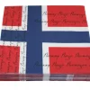 Servietter, norsk flaggdesign
