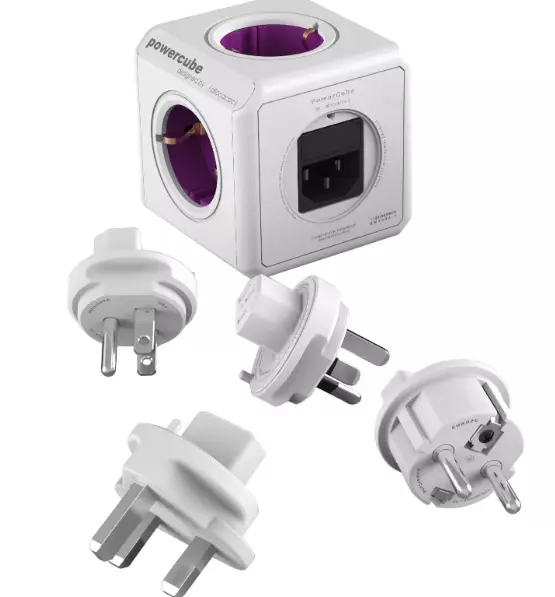 POWERCUBE ReWirable USB + Travel Plugs