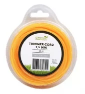 Nylontråd for gresstrimmer - 2,4mm x 15m