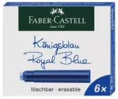Blekkpatron FABER CASTELL blå (6)