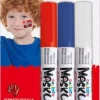 Ansiktsmaling norske flagg (3)