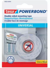 Tape TESA powerbond dobbelsid. 19mmx1,5m