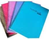 A5 notisbok spiral ruter