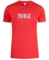 NORGE T-SKJORTE Active-T Rød M
