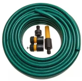 Slangesett 20m og 4 koblinger-pistol