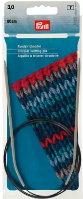 Prym Rundpinne Alu Pearl Grey - 3,0 - 80cm