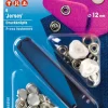 Prym Trykknapper Jersey 12mm 6stk - Hvit