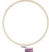 Broderiramme, dia. 25 cm,