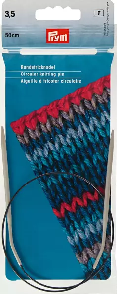 Prym Rundpinne Alu Pearl Grey - 3,5 - 50cm