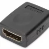 HDMI Adapter, Type A F-F, UHD 4K 60Hz, black, DIGITUS