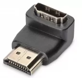 HDMI-adapter, type A, 90ø vinklet M-F, UHD 4K 60Hz