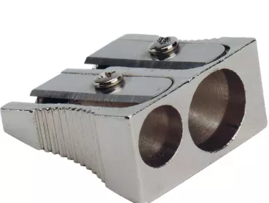 Blyantspisser Q-Connect dobbel metall