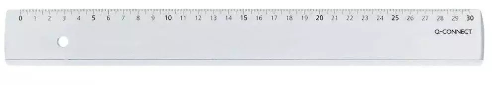 Linjal plast 30cm