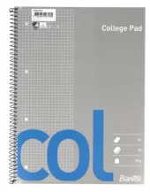 Collegeblokk A4 rutet 4 hull