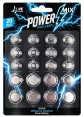 Batteri alive lithium mix 20-pak
