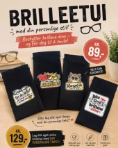 Brilleetui med smekkbøyle og motiv