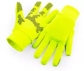 Sportshansker i pustende softshell Gul L-XL