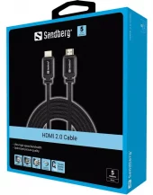 HDMI 2.0 19M-19M Cable, Black (5m)