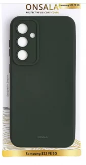 ONSALA Backcover Sil Touch Samsung S23 FE 5G Olive Green
