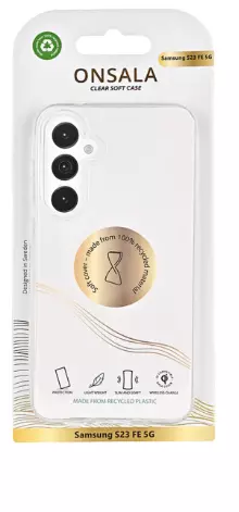 ONSALA Back Recycled Clear Case TPU Samsung S23 FE 5G