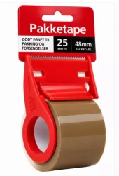 Pakketape brun 48mmX25m