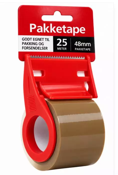 Pakketape brun 48mmX25m