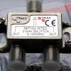 Triax 2-veis signalsplitter med F-kontakt