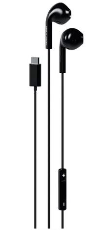HAPPY PLUGS Headphone Wired In-Ear USB-C Black