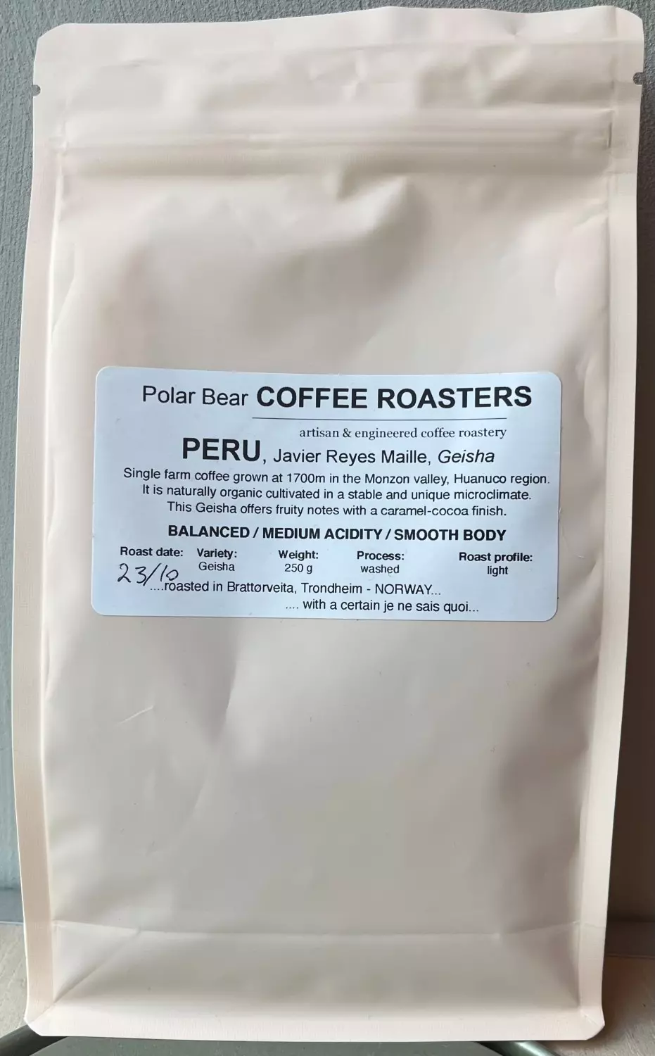 Peru, Javier Reyes Maille, Geisha