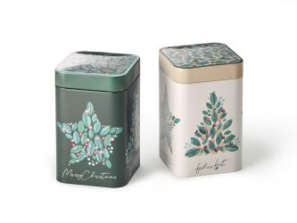 Teboks ,"Merry wishes", hvit, 100gr
