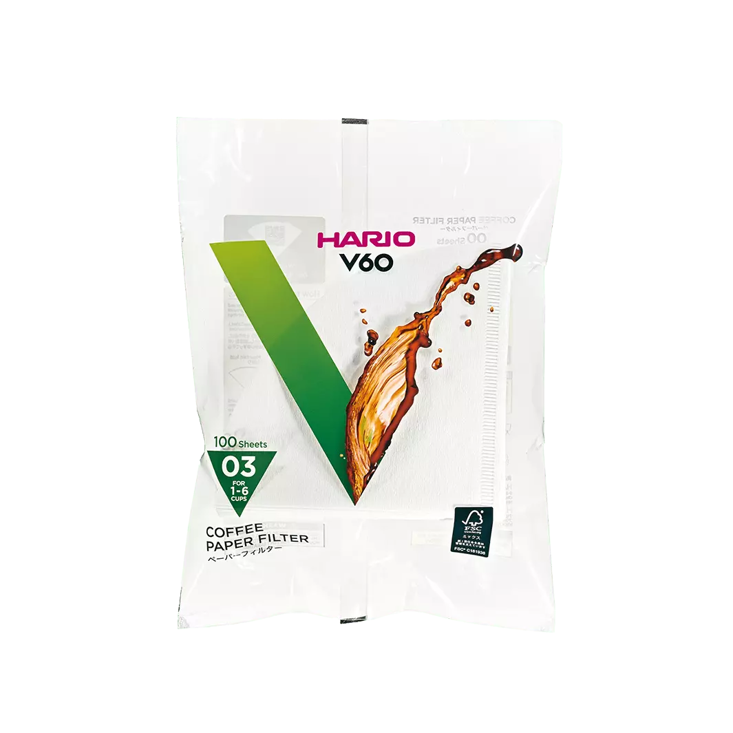 V60 03 papirfilter, Hario