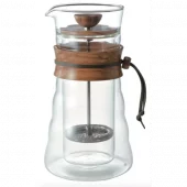 Hario presskanne , Presskanne med dobbelt glass