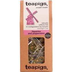 Liquorice and peppermint organic~ teapigs, teapigs urte-te