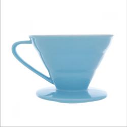 V60 håndbrygger Blå , 02 keramikk