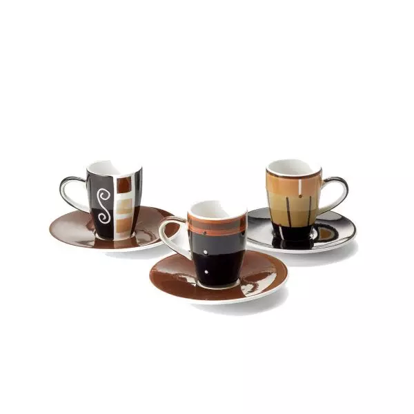 Espressokopp med fat, Redoute Roses, Roy Kirkham