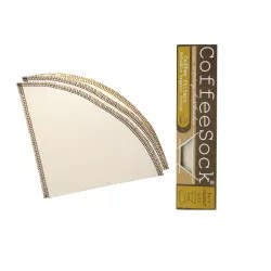 CoffeeSock Chemex Style, Rundt økologisk tøyfilter 6-13 kopp