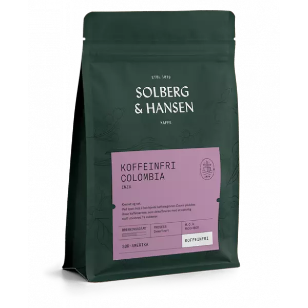 Koffeinfri kaffe - INZÁ, Colombia