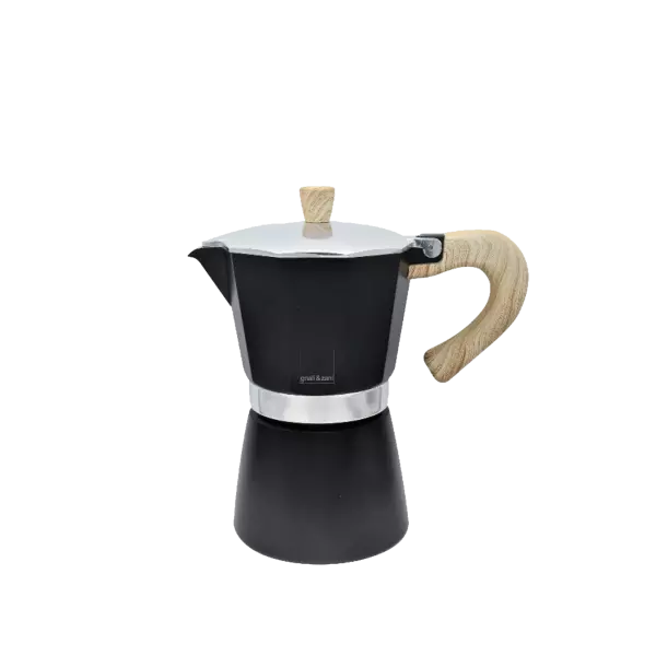 Mokkakanne matt svart