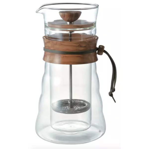 Hario presskanne , Presskanne med dobbelt glass