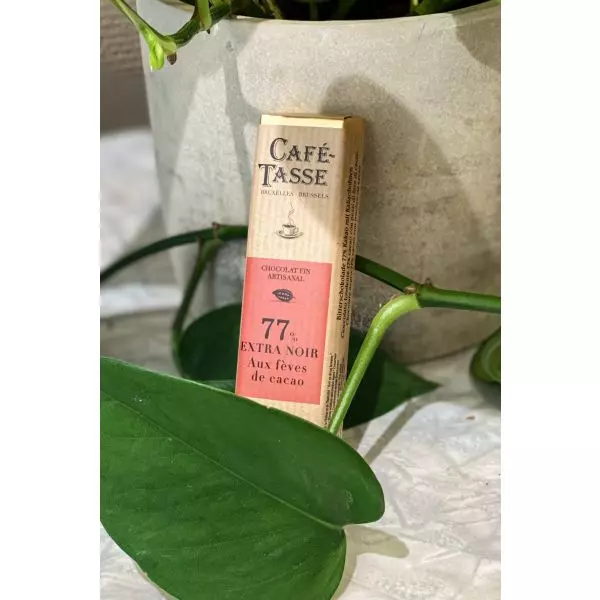 77% mørk belgisk sjokolade