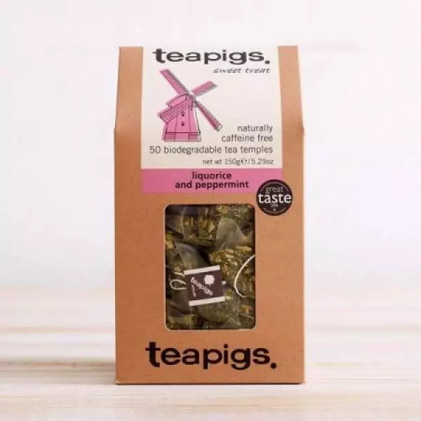 Liquorice and peppermint 50p- teapigs