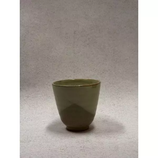 Takashi kopp , 1 keramikk lys grønn og grå