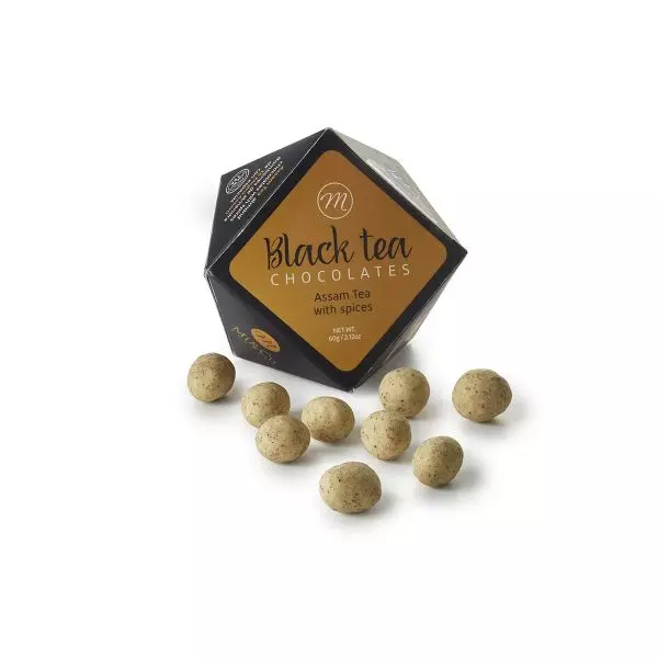 Black tea chocolates