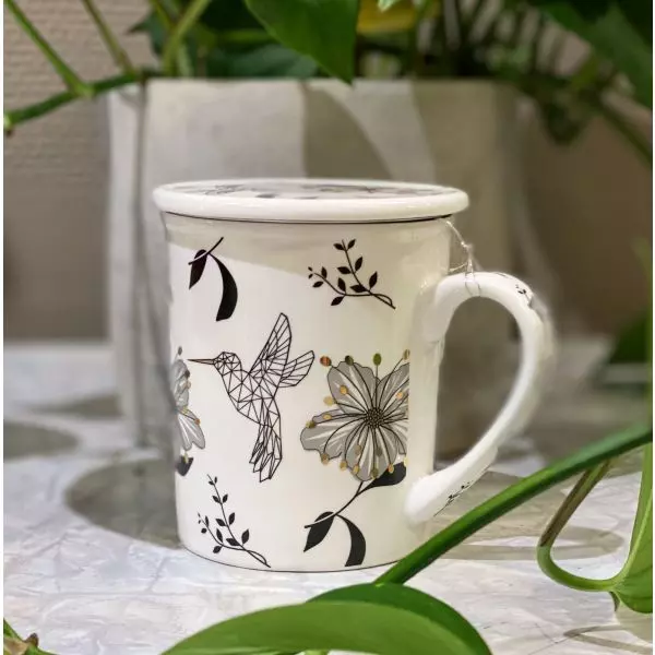 "Senta" tekopp med sil og lokk