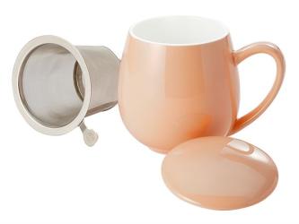 Saara aprikos~ tekopp med lokk og sil