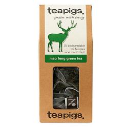 Mao feng organic green tea ~ teapigs 15 poser