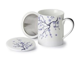 Tekopp "Yama" med sil og lokk