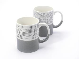 Kopp "Milos" striper, Te/kaffekopp