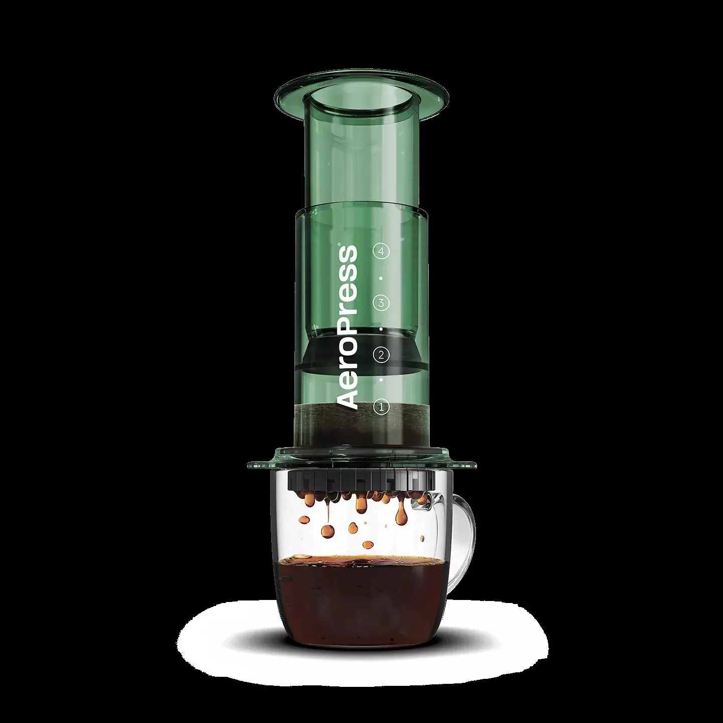 Aeropress Clear Colors Grønn